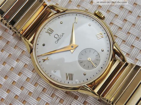 omega herrenuhr gold 750 modell 1975